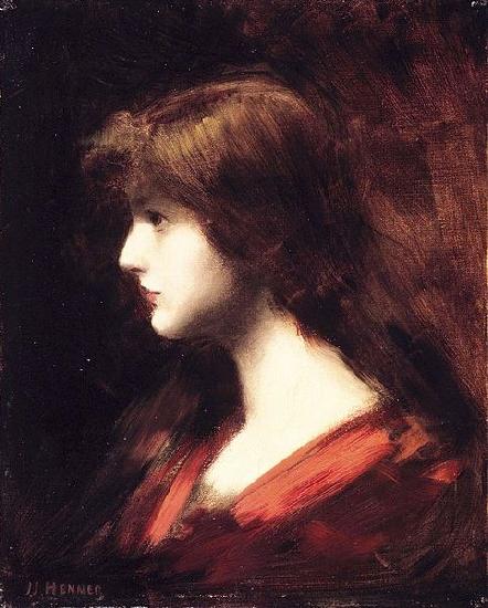 Jean-Jacques Henner Head of a Girl